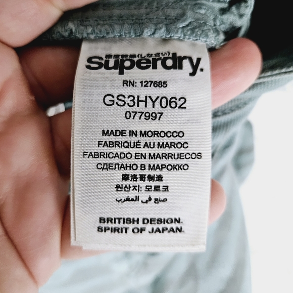 SUPERDRY | Standard Blue Skinny zebra animal print jeans - Picture 9 of 10